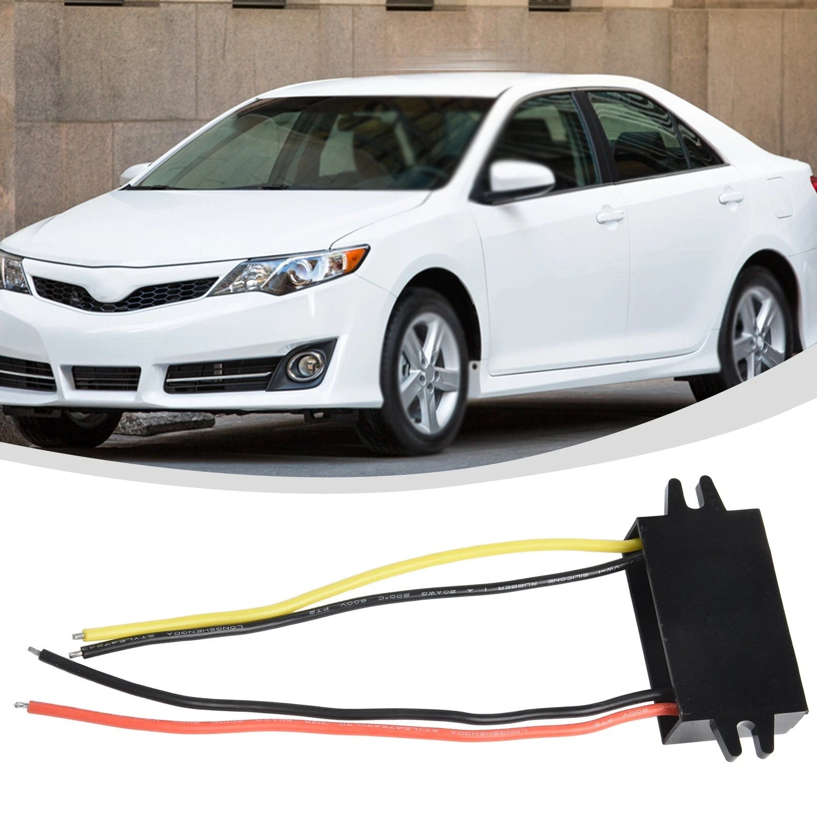 Voltage Adapter for DC12 to DC5 Volts (Compact Design)
