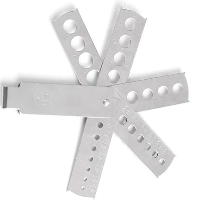 Stainless Steel Measuring Tool for Gemstone Jewelry Making