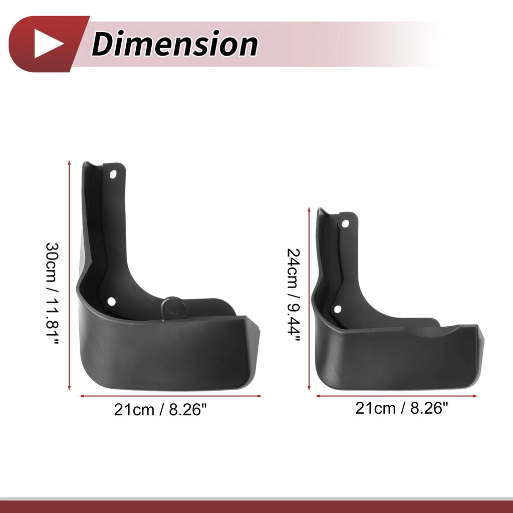 Mud Flaps Splash Guards 1 Set for Hyundai Mufasa (2023–2023)