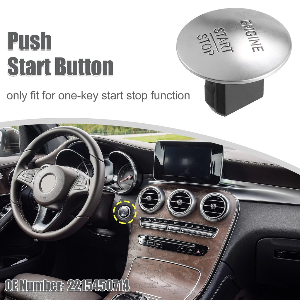 Engine Push Start Stop Button Cover OEM Replacement for Mercedes-Benz ML550 (2006–2011)