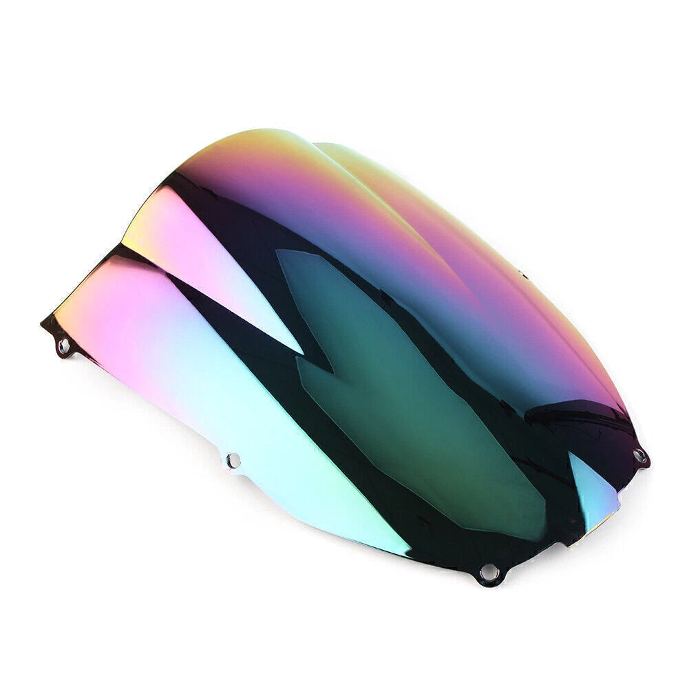Double Bubble Windshield for Kawasaki Ninja ZX6R (2000–2002) Deep-Iridium