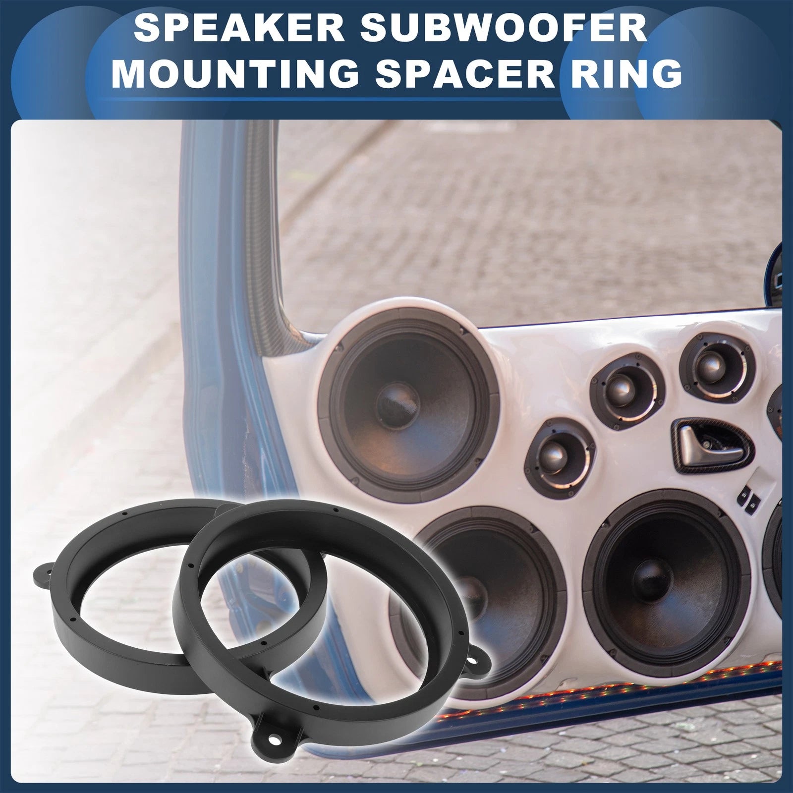 Tweeter Speaker Spacer Adapter for Subaru 6.5 Inch 2-Pack (Front) (2008–)