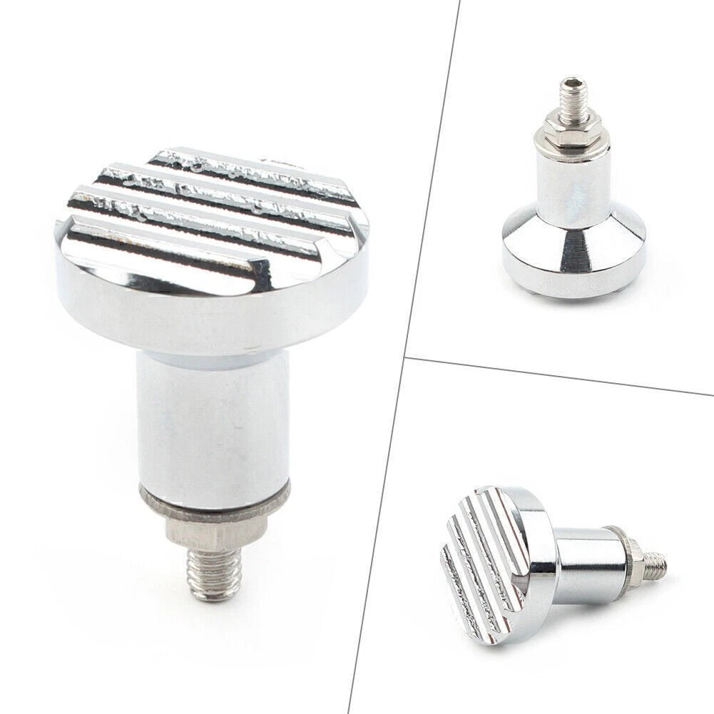Fluted Carburetor Choke Knob for Scrambler Thruxton 900 T100 (2008–2015) Chrome