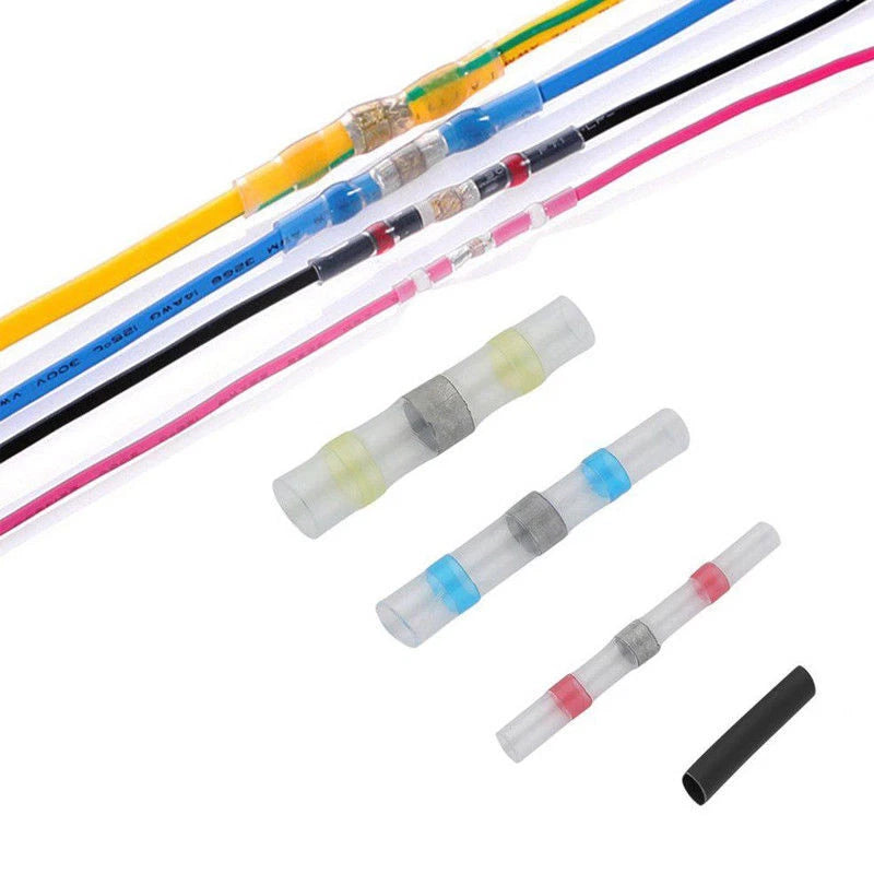100X Heat Shrink Tube Solder Seal Wire Terminal Connector Waterproof
