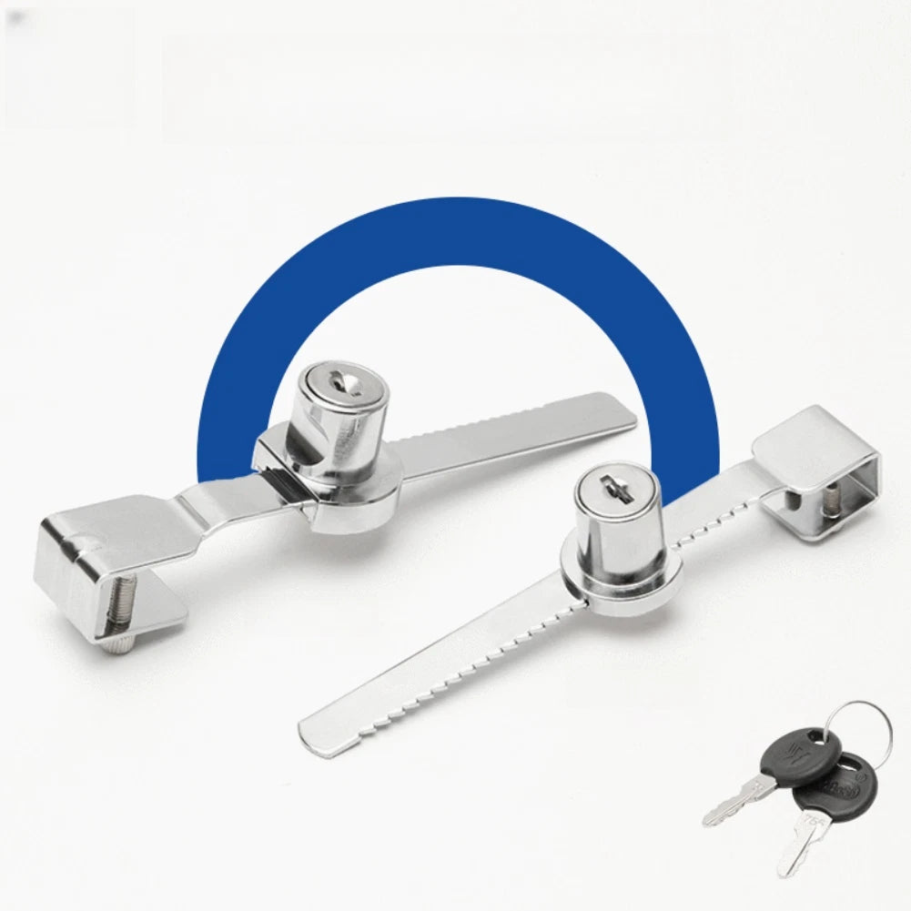 4 Pack Sliding Glass Door Locks for Display Cabinets