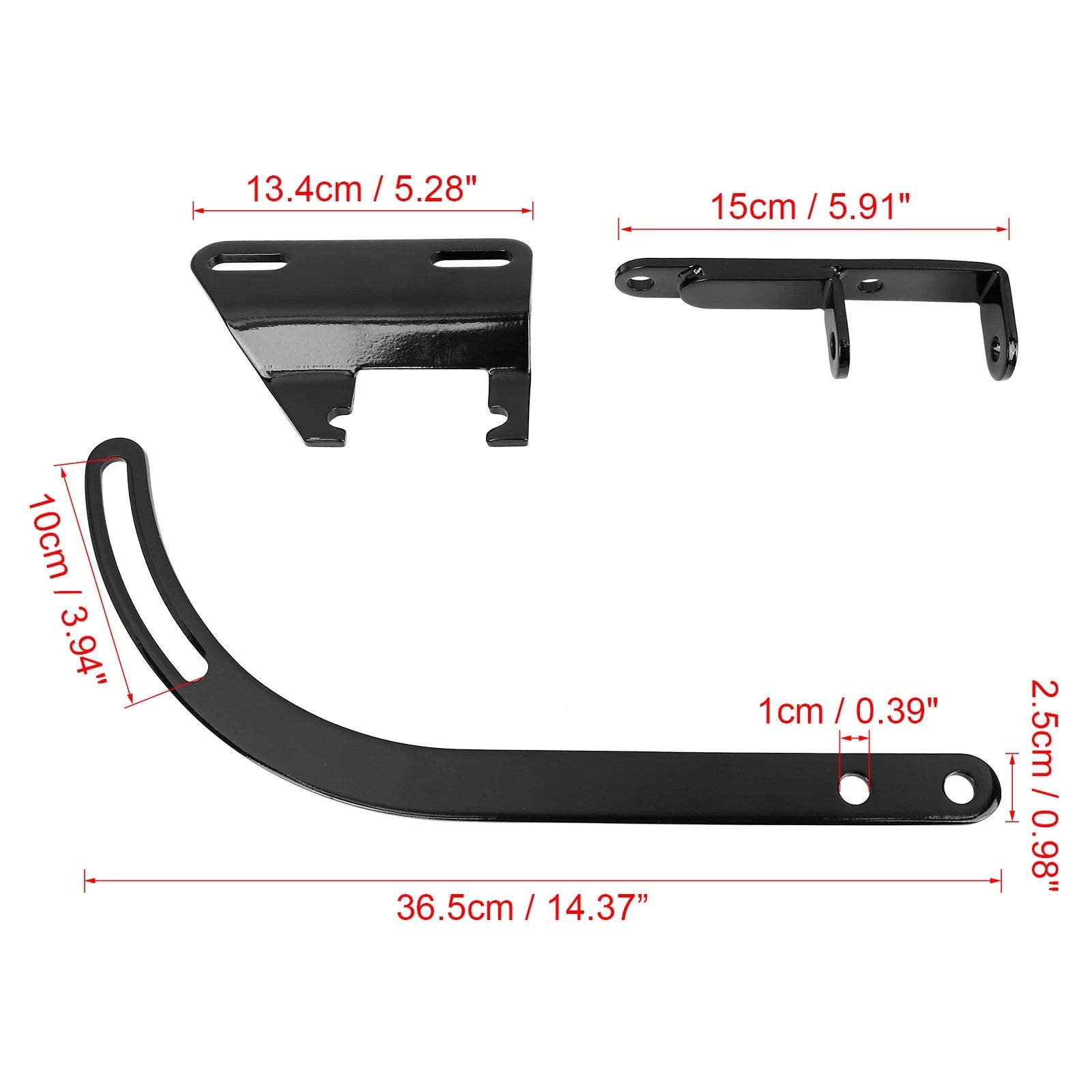 Alternator Bracket Kit for Chevy SBC 265 283 327 Engines 1955–1968 Driver Side Black