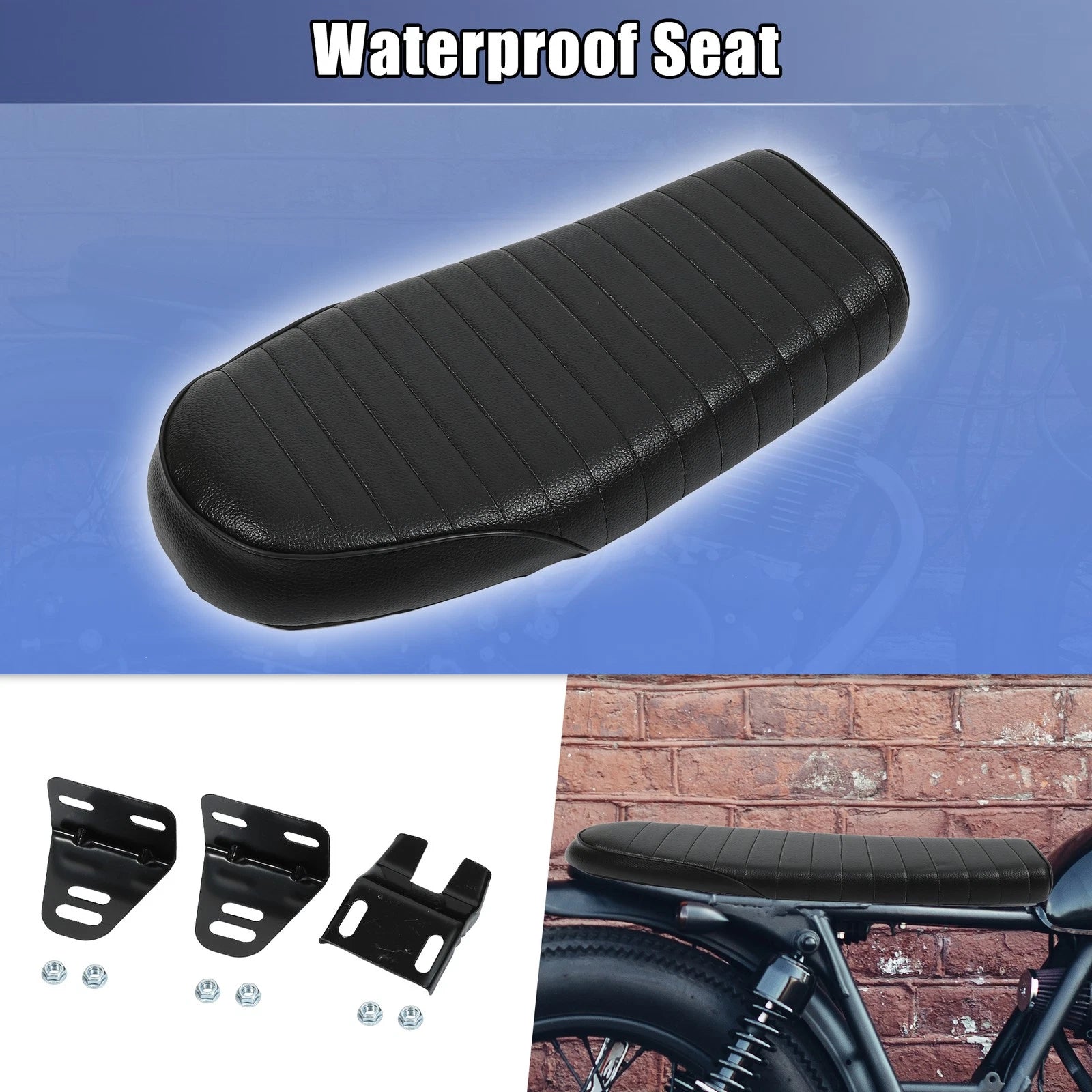 Vintage Cafe Racer Seat Replacement for Motor Bike (2000–2025)