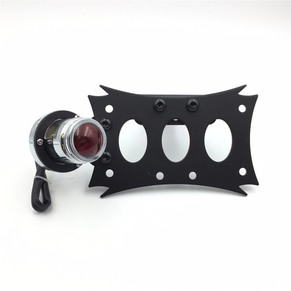 License Bracket CD Tail Light for Harley Touring Bobber Chopper