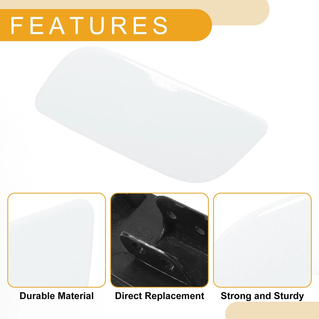 Front Left Washer Nozzle Cover Cap for Audi TT (2009–2015) 1 Pcs White