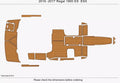 EVA Foam Teak Deck Floor Mat for Regal 1900 ES ESX (2016)