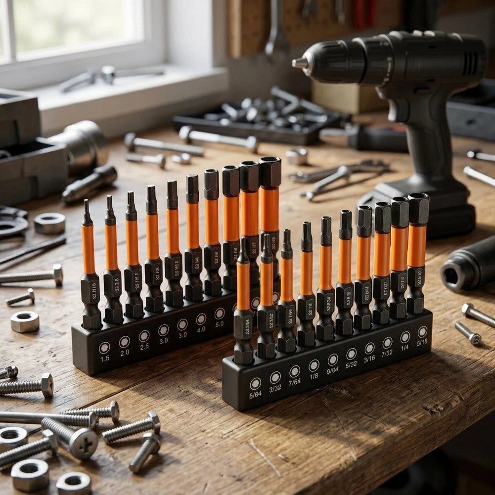 20 Piece Wrench Drill Bit Set for Electric Screwdrivers