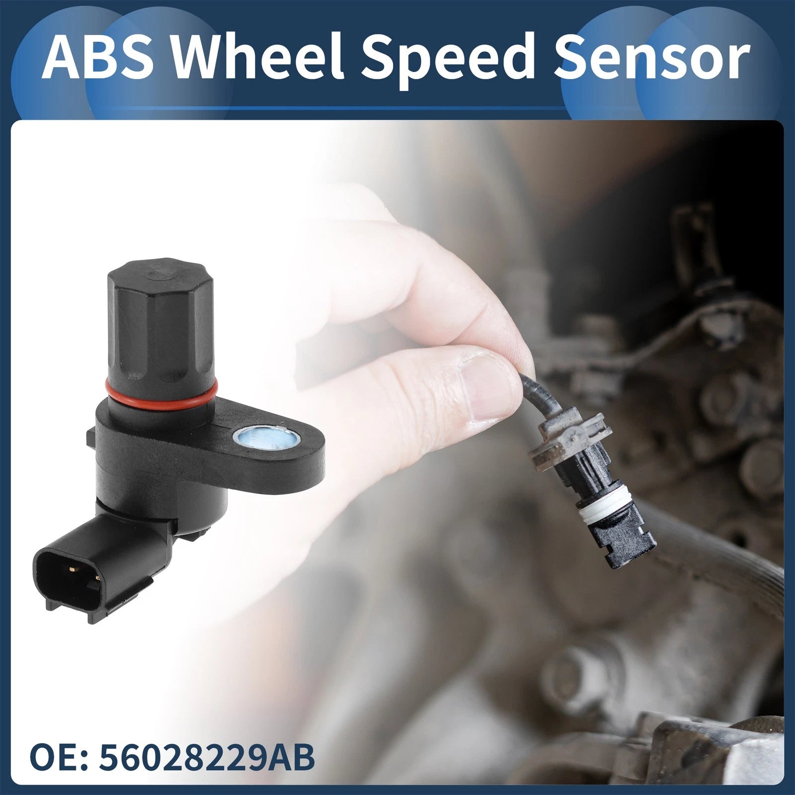 ABS Wheel Speed Sensor Rear Replacement for Dodge Ram 1500 (2012–2018)