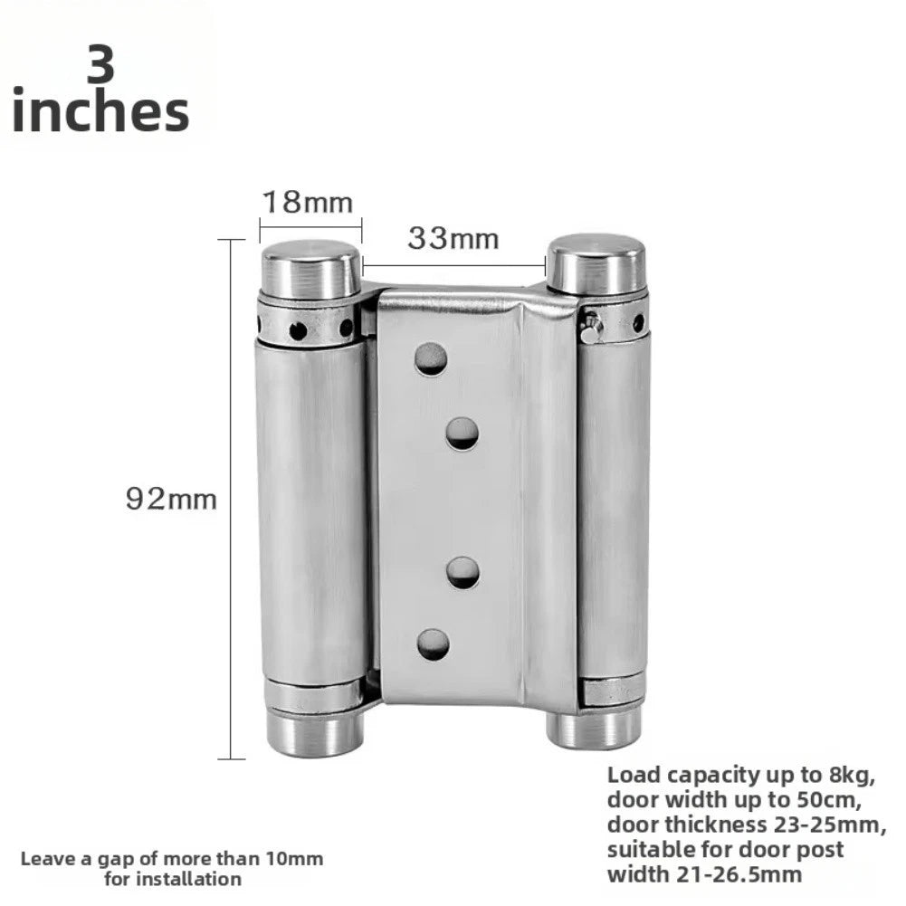 Self-closing Double Spring Hinge for Interior Doors