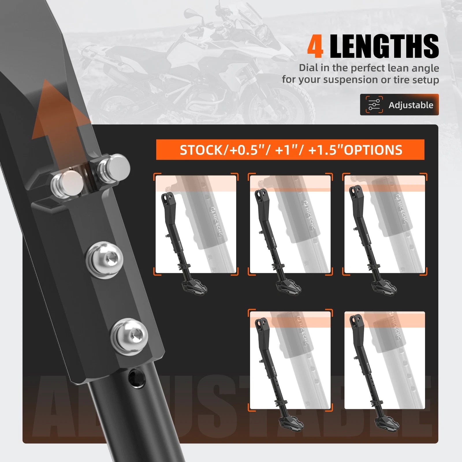 Side Stand for BMW R1200GS Adventure (2013–2019)
