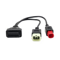 OBD2 Diagnostics Connector Cable 6pin for Honda Kawasaki (Motorcycle)