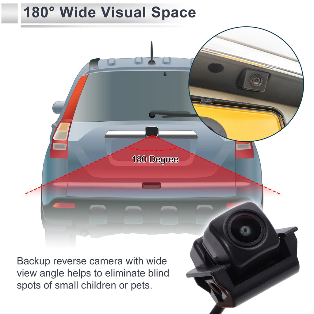Rear View Camera Backup Reverse Camera 120-180 Degree for Honda CR-V (2017–2020)