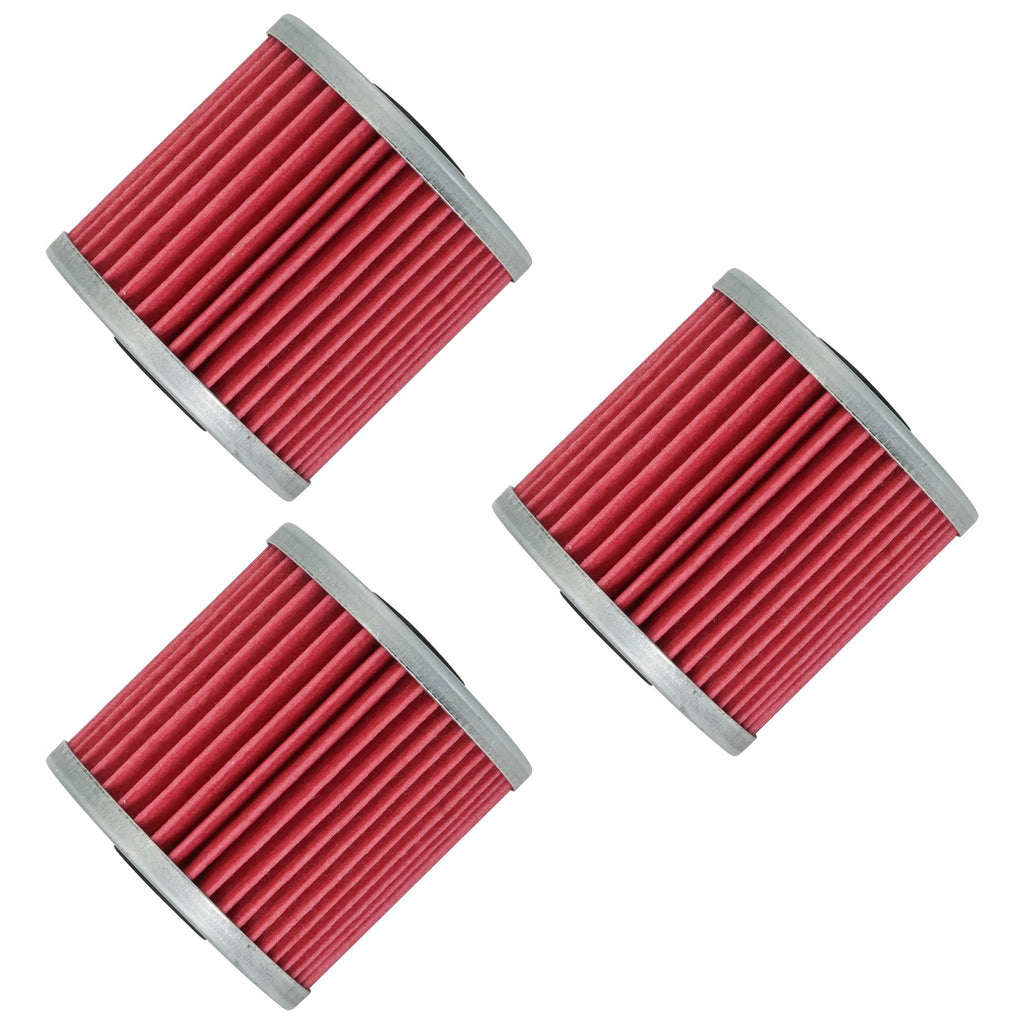 3 Pack Oil Filter Replacement for Kawasaki KLR600 KL600 (1984–1992)