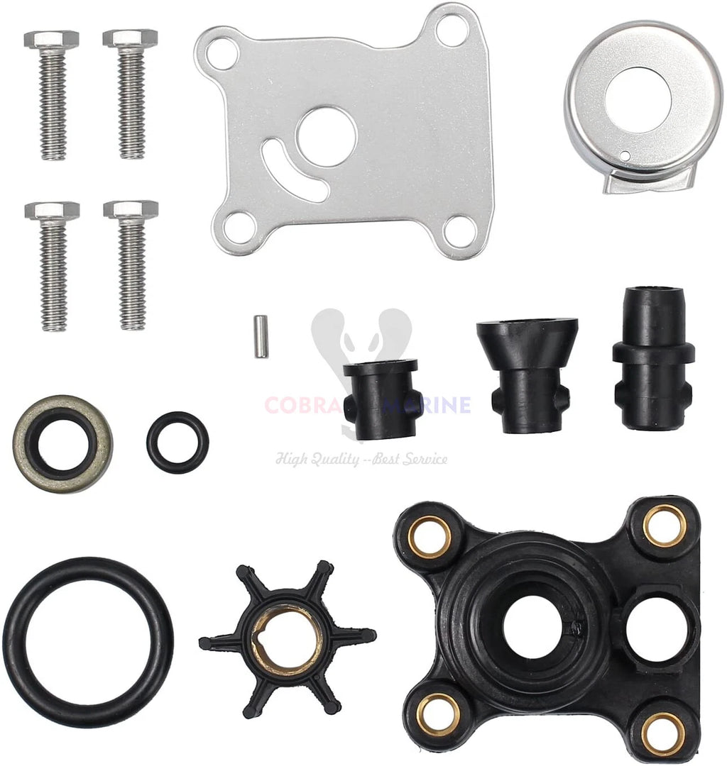 Water Pump Impeller Kit for Evinrude Johnson 9.9/15hp (2-Stroke & 4-Stroke)