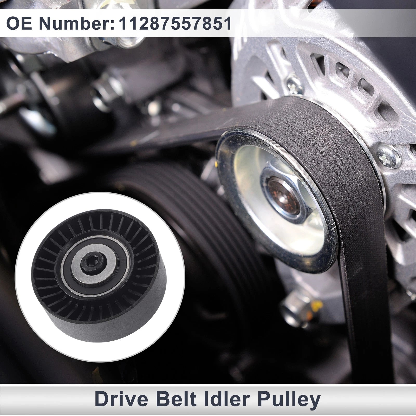 Drive Belt Idler Pulley for BMW 335i 2007–2013 Replacement