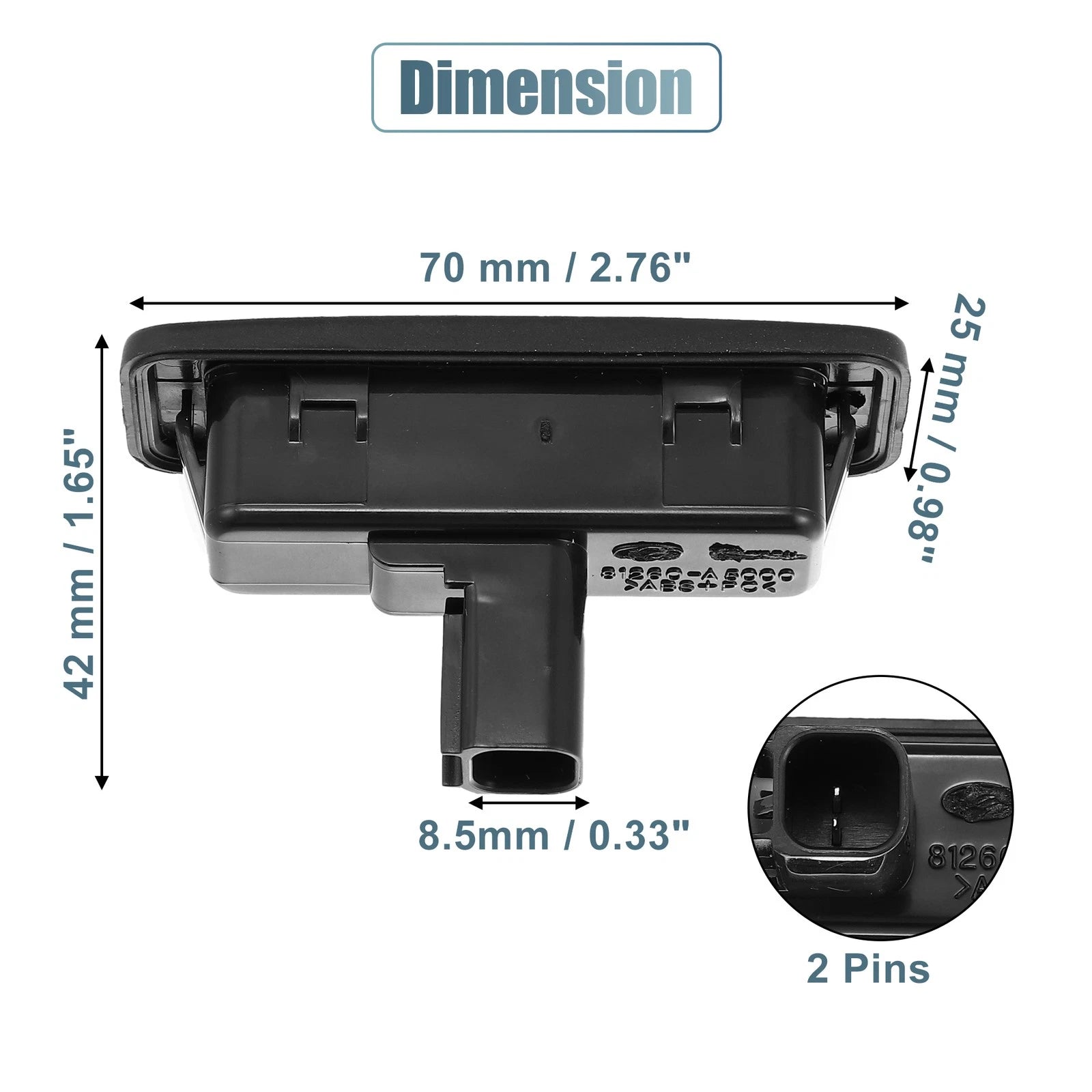Trunk Tailgate Release Switch for Hyundai Elantra GT (2013–2018)