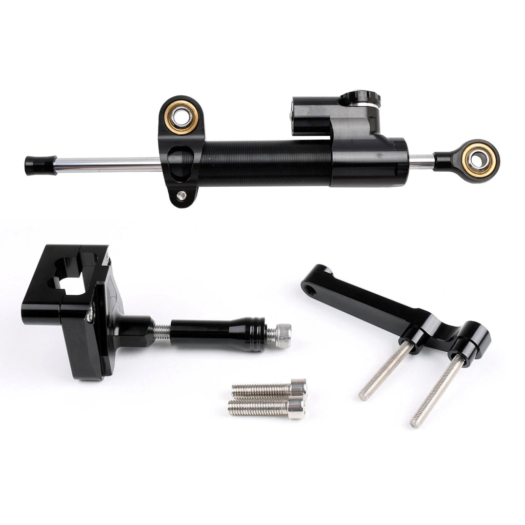 Steering Damper Stabilizer for Kawasaki Ninja 250 EX250 (2008–2012) Black T9