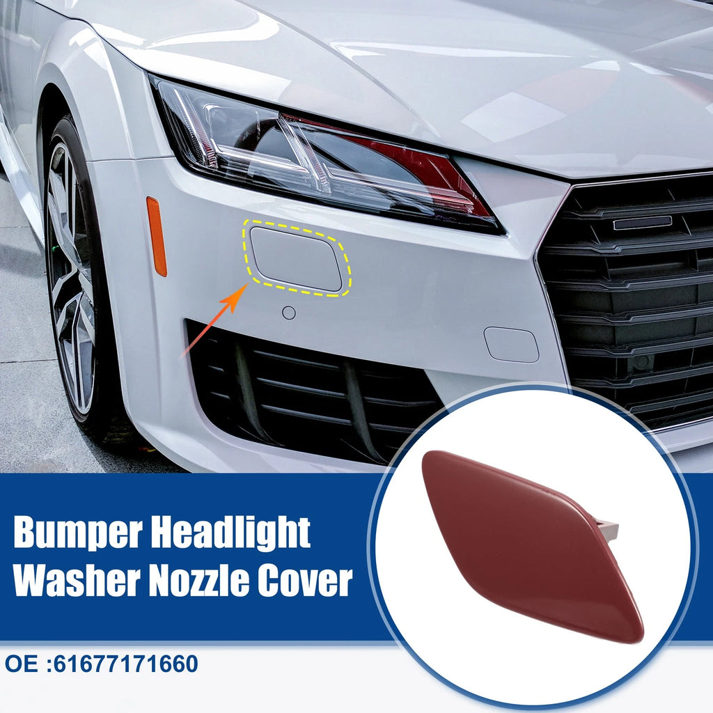 Front Headlight Washer Cover Cap Replacement for BMW 335i (2007–2013)