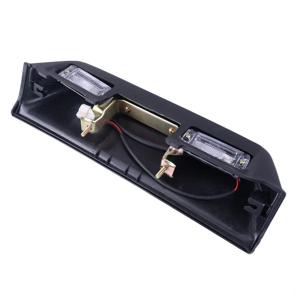 License Plate Light Lamp for - Black Plastic/Metal