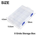 Screw Holder Case Organizer for Automotive Tools (8 Adjustable Grids)