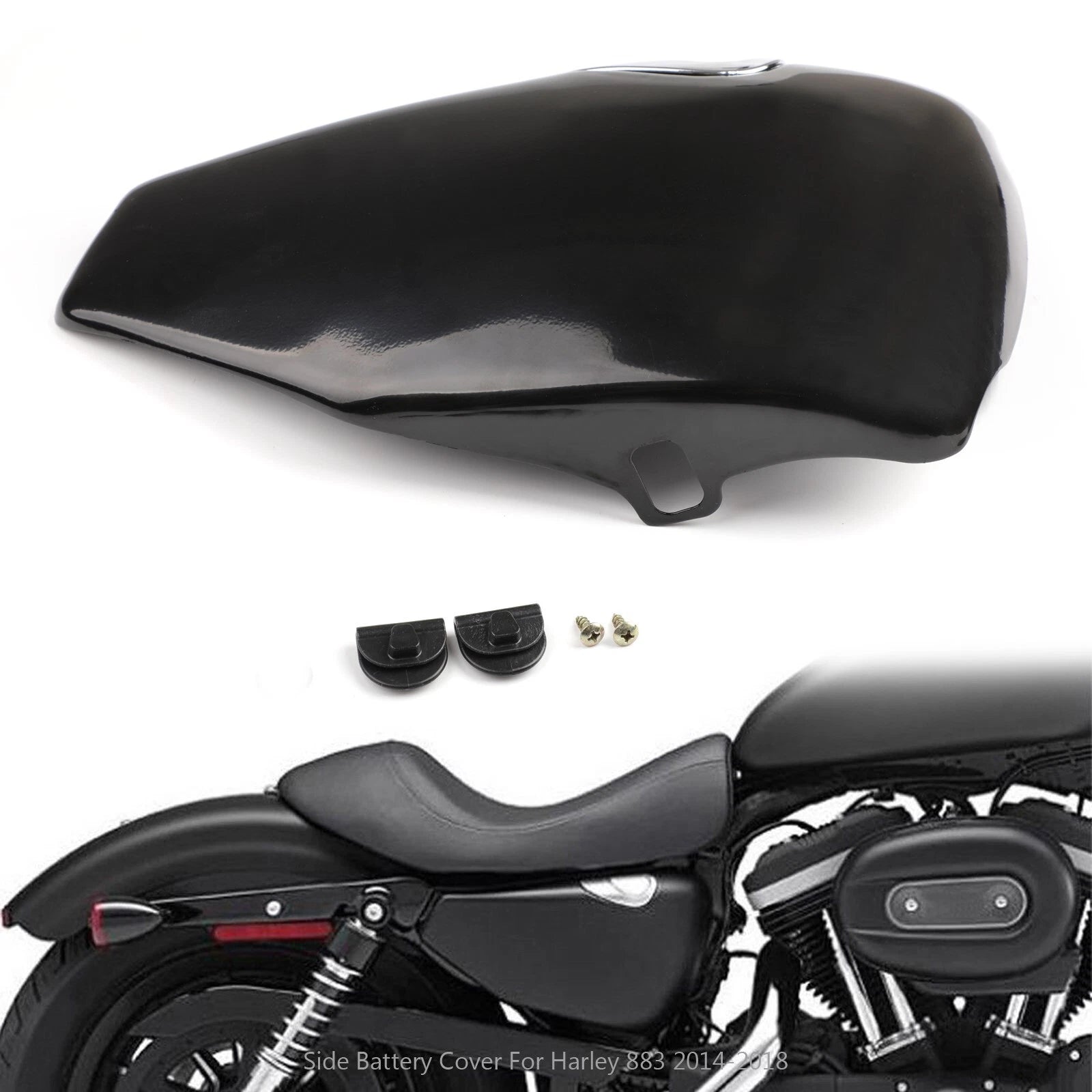 Right Side Battery Cover for Harley Sportster XL Iron 883 1200 (2014–2018)