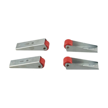 Caster Wheels for Vertical Sliding Door Track Pulleys