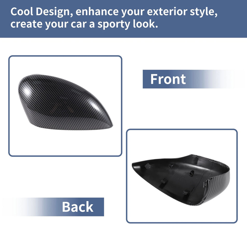 Mirror Cover Cap Set for Ford Fiesta MK7 (2008–2017)