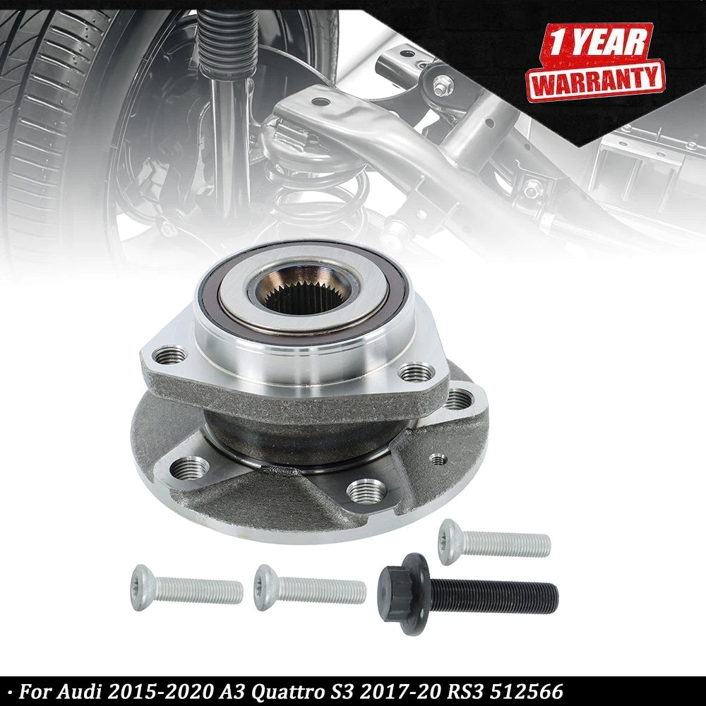 Rear Wheel Bearing Hub Assembly for Audi A3 Quattro S3 RS3 (2015–2020) 512566