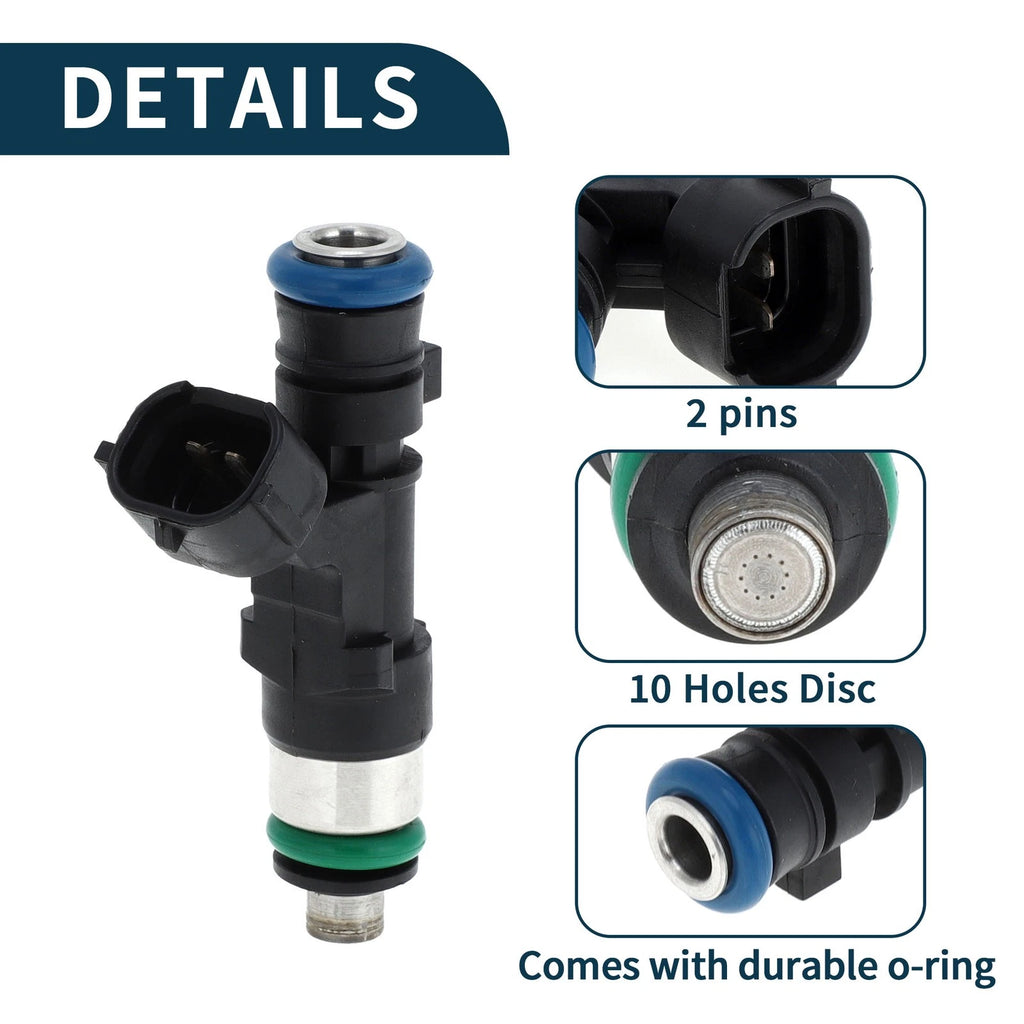 Fuel Injector Replacement for Mitsubishi L200 (2003–2017) 1 Pc Black