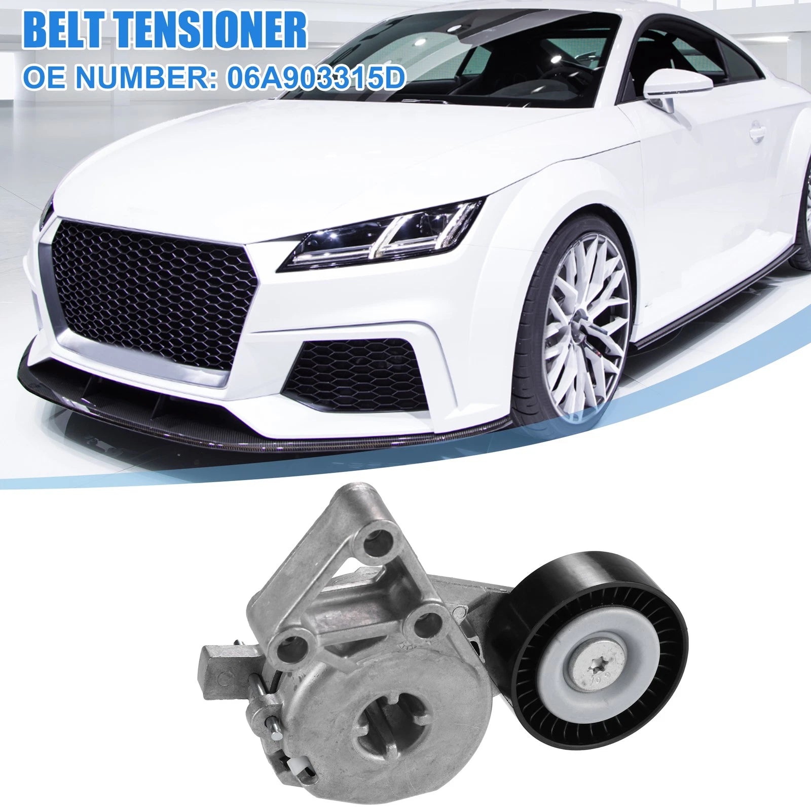 Serpentine Belt Tensioner Replacement for Audi TT 1.8L (2000–2006)