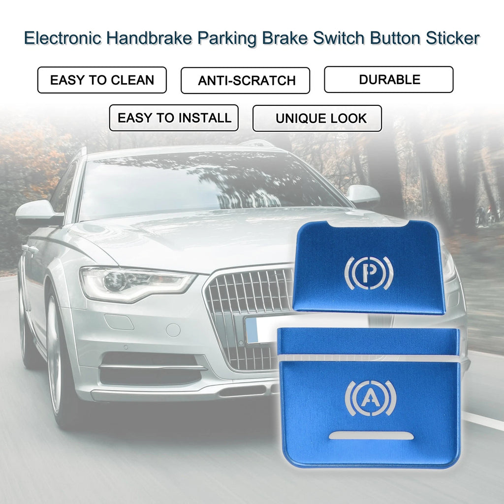 Electronic Handbrake Parking Brake Switch Button Sticker for Audi A6 C7 (2012–2018)