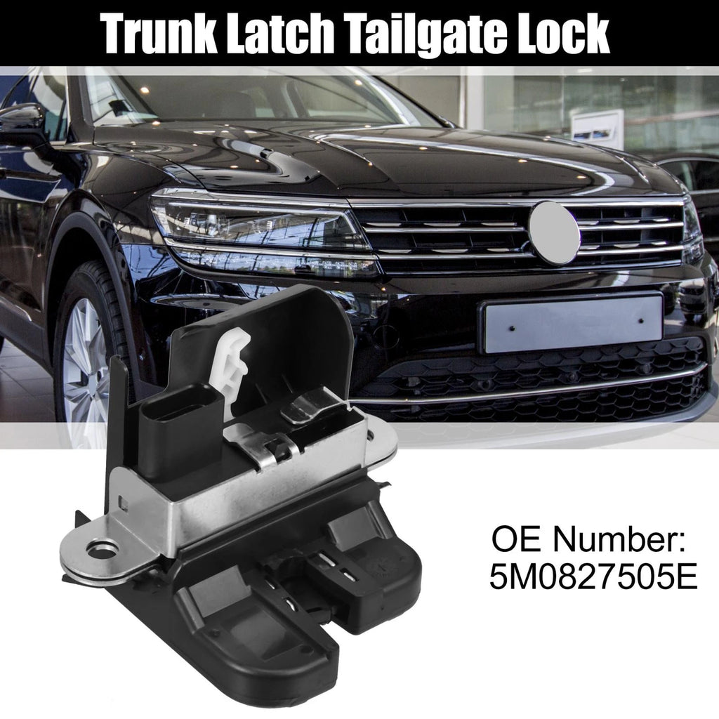 Trunk Latch Tailgate Lock Rear Replacement for Volkswagen Tiguan (2009–2017)