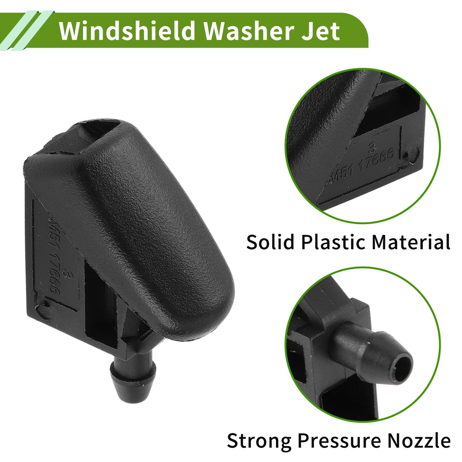 Windshield Washer Nozzle Set for Ford (No.BM5117666AB)