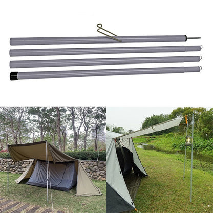 2m Iron Pole for Tent Tarp Awning (Outdoor Camping)