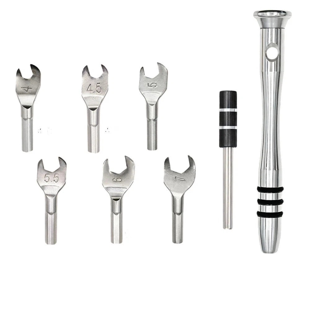 Set of 5 Precision Wrenches for Automotive Use (4mm–7mm)