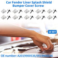 Fender Liner Splash Shield Bumper Cover Screw Set for Mercedes 500 SEC (1992–1992)