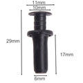 10X Boot Carpet Interior Lining Clips for Mercedes C&E Class SLK