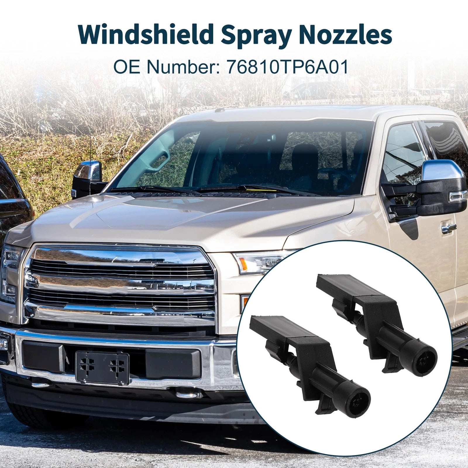 Windshield Washer Nozzle With Hose for Honda HR-V (2016–2022)