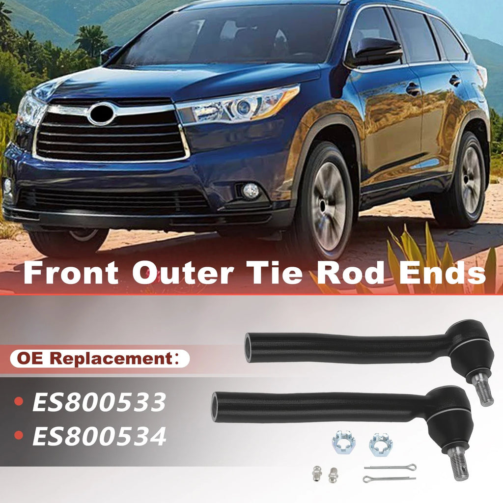 Front Outer Tie Rod End Linkages Replacement for Lexus RX350 RX450h (2010–2022)