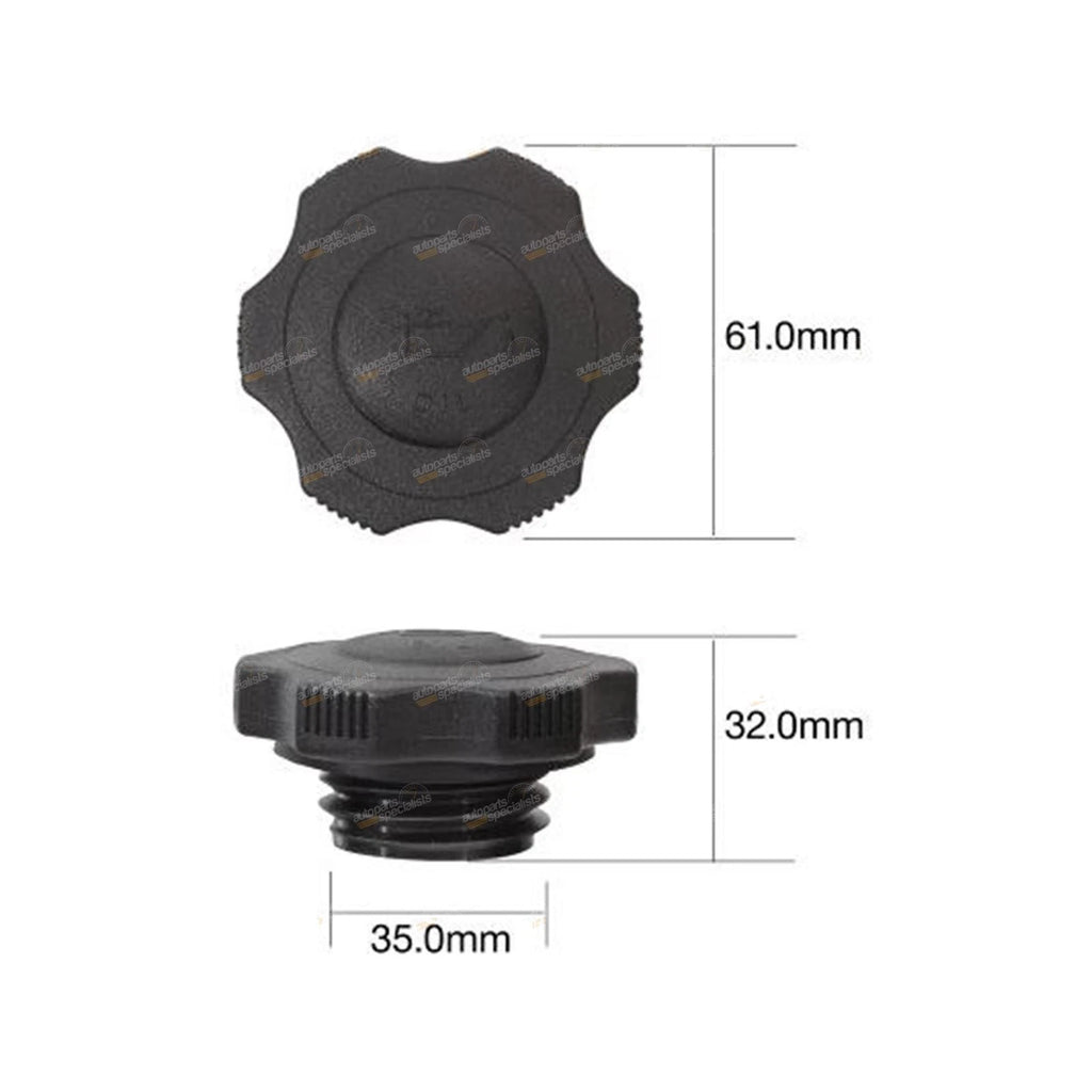 Engine Oil Filler Cap for Mazda E2000 (1984–2006) FE FE-12V 2.0L