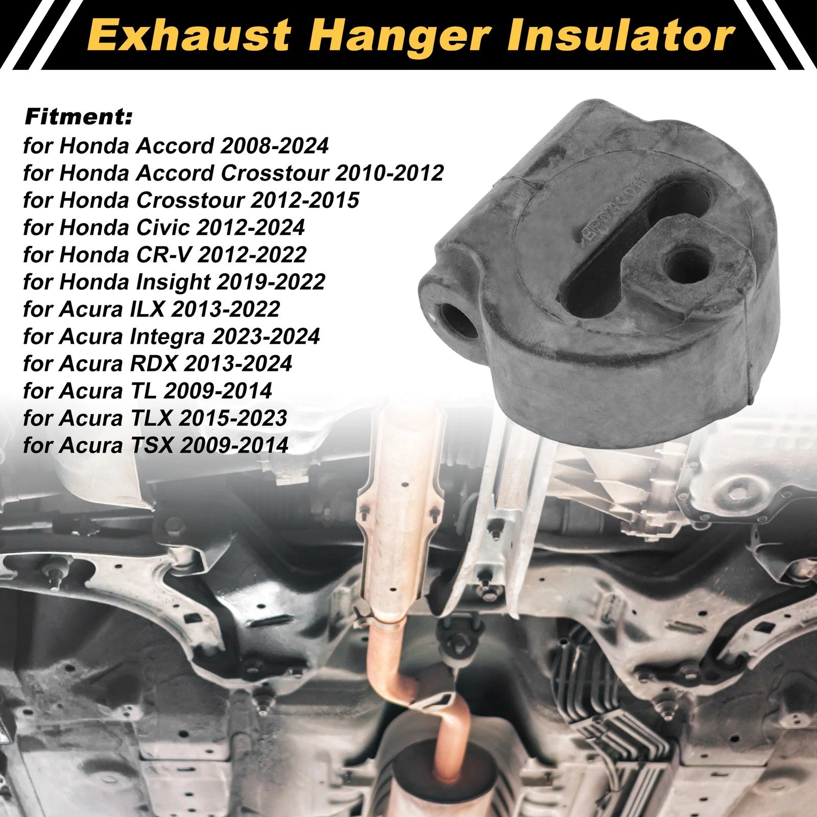 Exhaust Hanger Muffler Mount Replacement for Honda Accord (2008–2024)