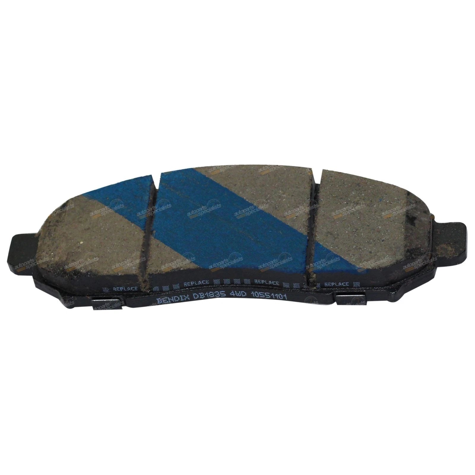 Set of 4 Bendix Front Disc Brake Pads for Navara D40 (2005–2015)
