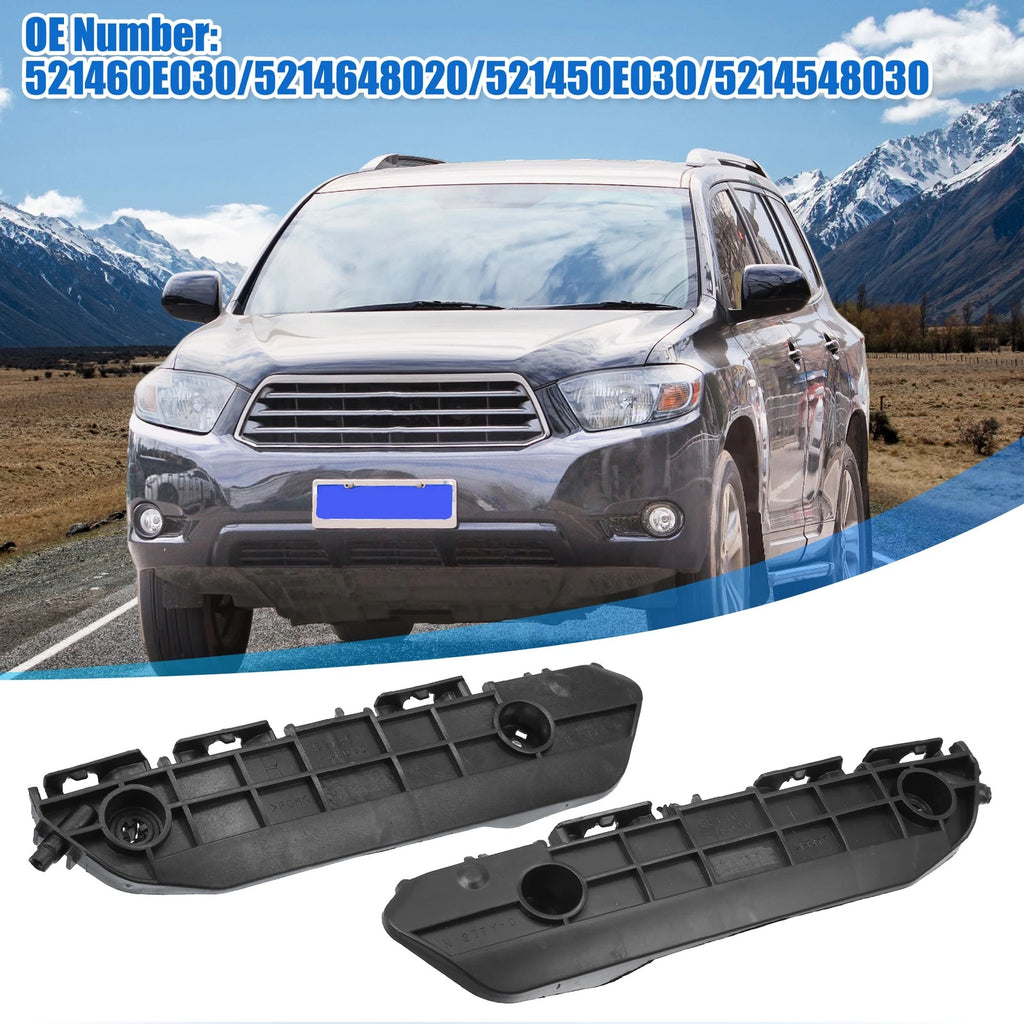 Front Side Bumper Cover Bracket Pair for Toyota Hilux (2016–2020)