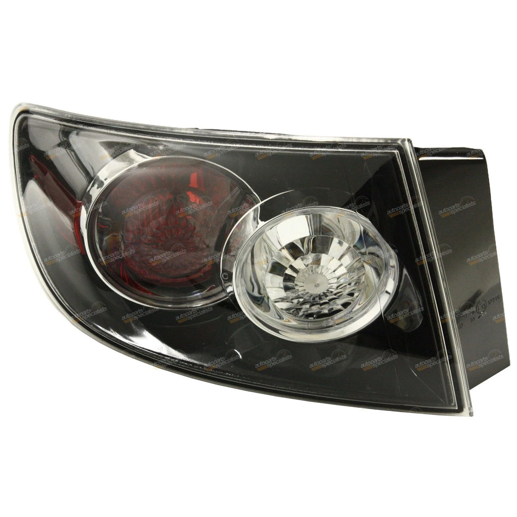 2X Black Tail Lights for Mazda 3 BK (2006–2009) L+R Set