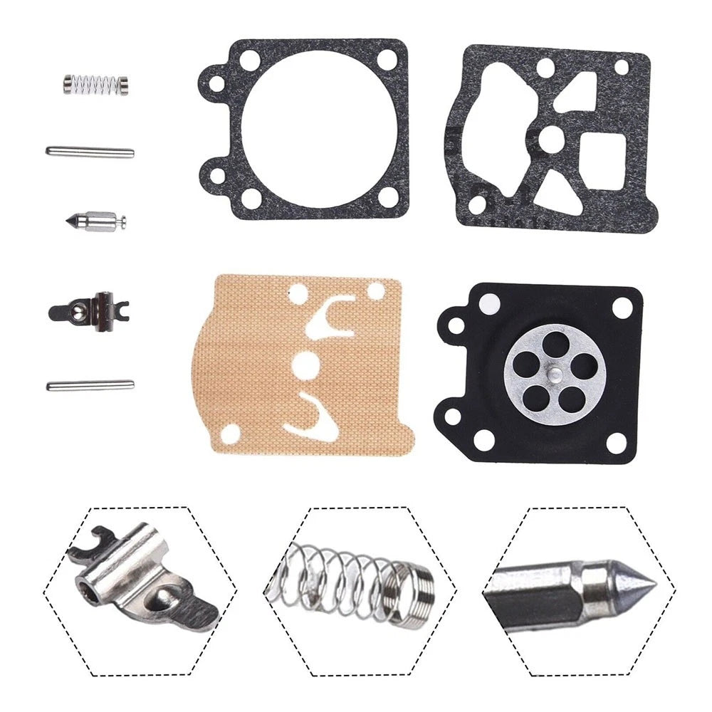 Carburetor Gasket Rebuild Kit for Stihl 021 023 025 MS210 MS230 (Walbro K11-WAT)
