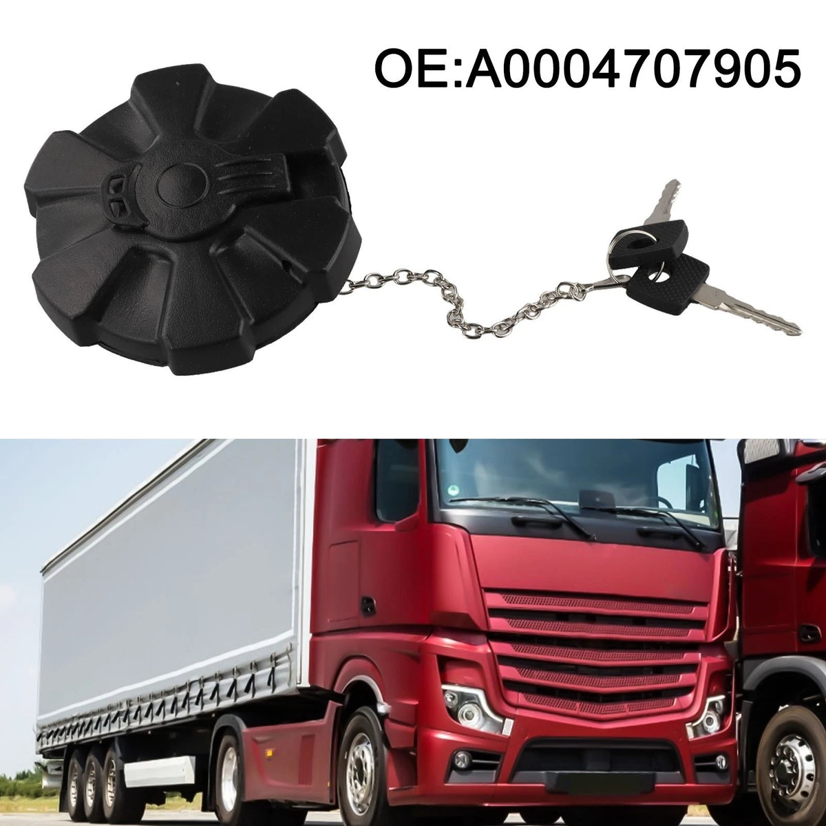 Diesel Fuel Lid for Benz and MAN Trucks (A0004706605)